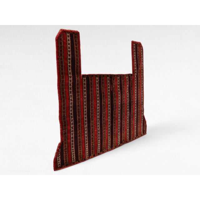Textile Vintage Handwoven Kilim Horse Cover Blanket, 1920s For Sale - Image 7 of 14