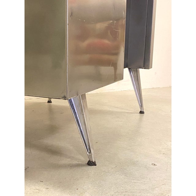 Vintage Iron Desk, 1970s For Sale - Image 10 of 14