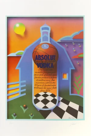 Absolut Statehood: Indiana, James Willie Faust Lithograph