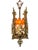 Metal 1920s Spanish Revival Foyer or Hallway Light With Original Gold Brass Finish #2615 For Sale - Image 7 of 18
