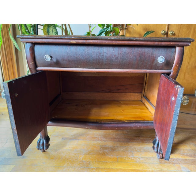 Late 19th Century Late 19th Century Antique American Empire Style Washstand/Side Cabinet. For Sale - Image 5 of 13