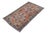 Shabby Chic Shabby Chic 1990's Vintage Orange/Blue Wool Rug - 4'9'' X 9'11'' For Sale - Image 3 of 10