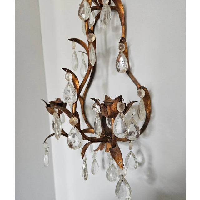 1960s Hollywood Regency Candle Sconces - A Pair For Sale In Atlanta - Image 6 of 11