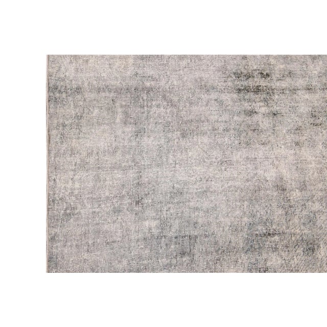 Early 20th Century Distressed Antique Persian Kerman Wool Rug For Sale - Image 9 of 12