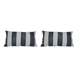 Vintage Striped Cushions, Set of 2 For Sale