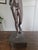Metal 1920s Guss H. Noack Antique Art Deco Bronze Sculpture Dancing Nude Woman Figurine For Sale - Image 7 of 18