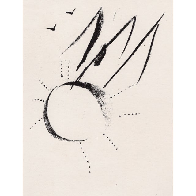 Marc Chagall, Job désespéré (Job in Despair), 1960, Original Lithograph For Sale - Image 6 of 7