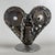 Modern Simon Saronni, Heart Sculpture, 2025, Recycled Art Metal For Sale - Image 3 of 15