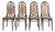Vintage Four-Chair Dining Set from Sautto & Liberale, 1950s, Set of 4 For Sale