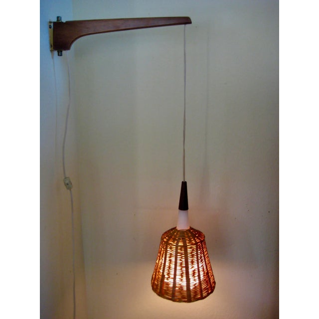 1960s Danish Mid-Century Modern Wall Pendant Lamp For Sale - Image 5 of 11