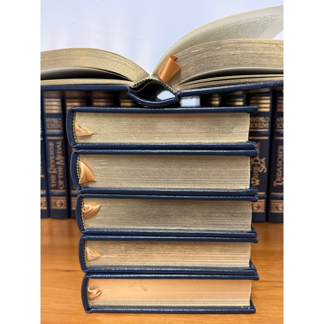 Easton Press Patrick O’Brian Aubrey Maturin Leather Bound Book Collection, Twenty Volumes For Sale - Image 9 of 12