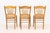 French Provincial French Provincial Style Beech Side Chairs, 3 For Sale - Image 3 of 5