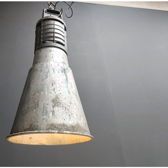 Large Industrial Pendant Lamp by Mazda, 1950s For Sale - Image 13 of 14