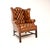 Deep Buttoned Leather Wing Back Armchair, 1930s For Sale - Image 9 of 9