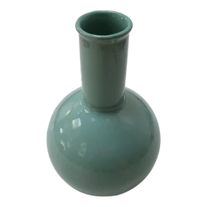 Mid 20th Century Celadon Glaze Globular Vase