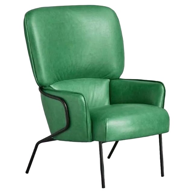 Leather Armchair by Pepe Albargues For Sale
