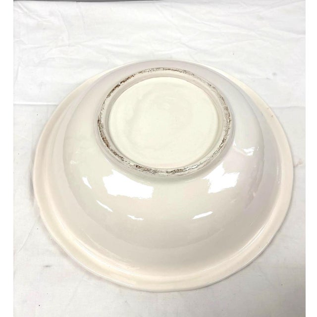1970s Vintage Cronin of Fredericksburg Large Pitcher and Bowl Wash Basin Set For Sale - Image 5 of 7