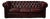 Vintage Oxblood Leather Three-Cushion Chesterfield Sofa For Sale
