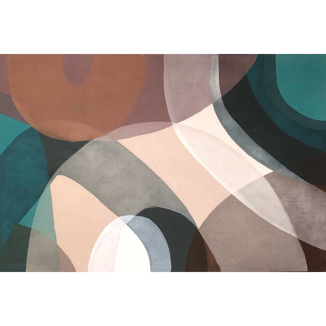 Revival 20 - Original Framed Earth-Tone Abstract Acrylic Painting on Canvas For Sale - Image 4 of 10