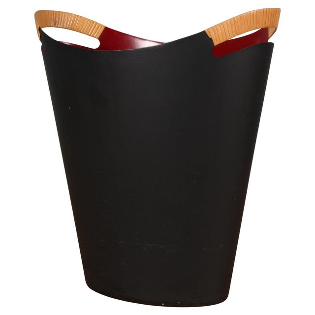 Black Paperbin from Finn Juhl & Grethe Kornerup-Bang, 1960s For Sale - Image 8 of 8