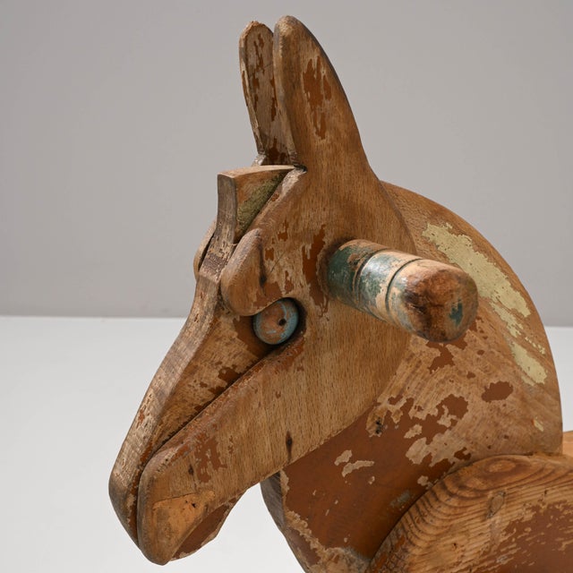 Wood 20th Century French Wooden Horse For Sale - Image 7 of 18