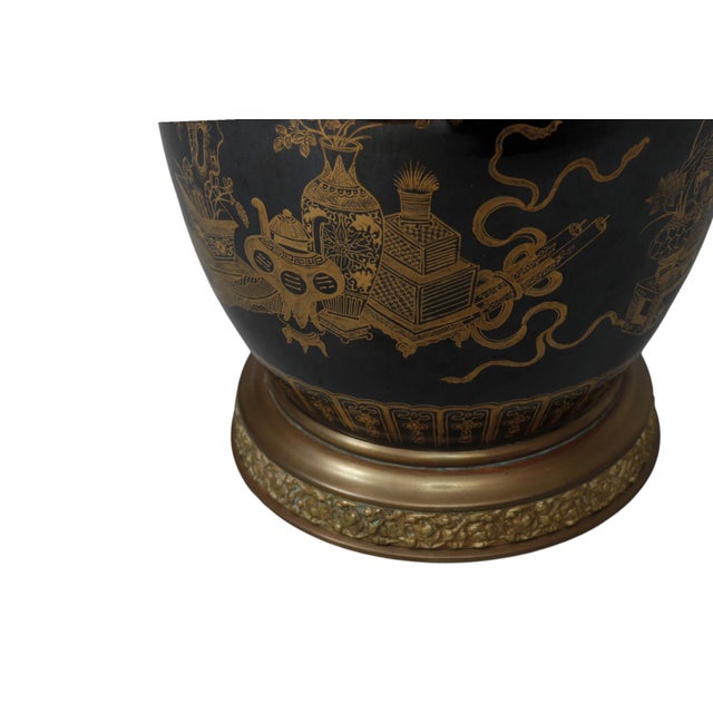 Chinoiserie Ginger Jar Table Lamp For Sale - Image 9 of 9