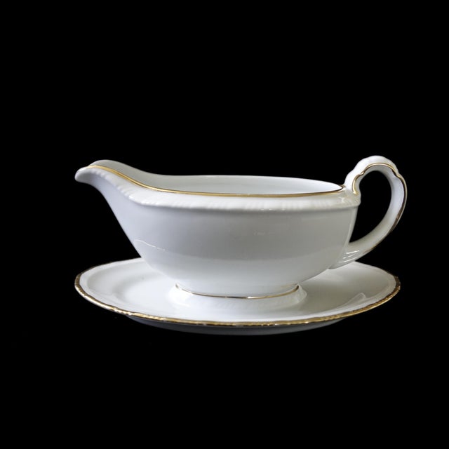 Vintage Soup Bowl with Handle & Plate from Rörstrand, Set of 2 For Sale - Image 3 of 3