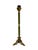 Rococo Louis XV French Polychrome and Gilded Tripod Table Lamp, 1930s For Sale - Image 3 of 12