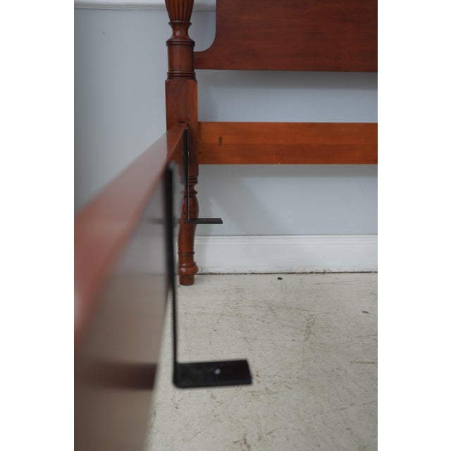 Henkel Harris Model 162 Cherry King Size Poster Bed For Sale - Image 17 of 18