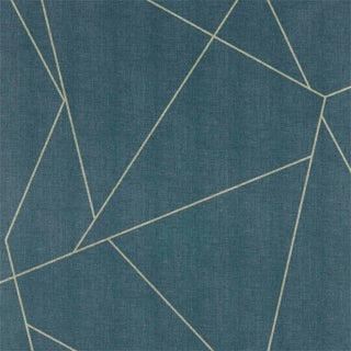 Harlequin Parapet Wallpaper in Indigo - a Sample For Sale