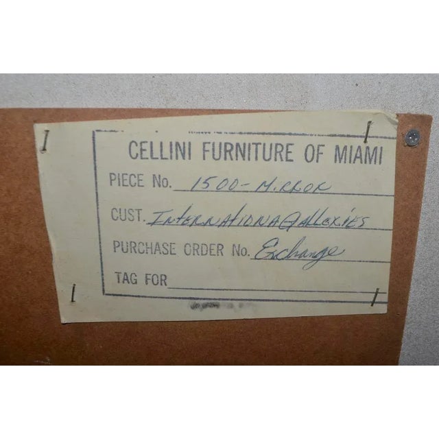 Cellini Furniture Neo-Classic Style Italian Wall Mirror For Sale - Image 12 of 13