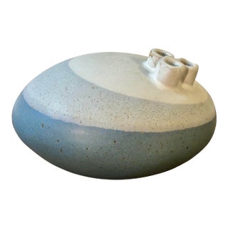 Mid 20th Century American Studio Pottery Three Stem Weed Pot by Isabel Parks For Sale