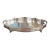 20th Century English Victorian Style Silverplate Drinks Tray With Gallery For Sale