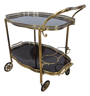 Vintage French Bar Cart from Maison Jansen, 1960s