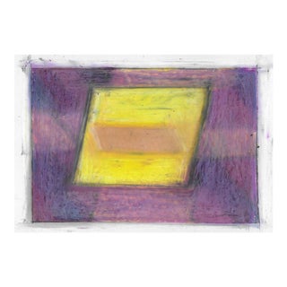 1960s Mid-Century Abstract Pastel For Sale