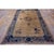 Chinese 1920s Tan Beige Color With Great Blue Florid Design Antique Chinese Peking Rug For Sale - Image 3 of 10