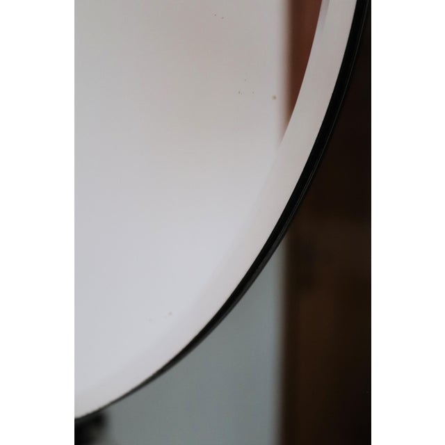 Italian Double Glass Wall Mirror with Brass Frame, 1970s For Sale - Image 6 of 17