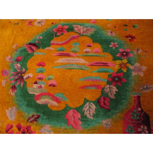 1920s Chinese Art Deco Carpet ( 9' x 11'8" - 274 - 356 ) For Sale In New York - Image 6 of 10