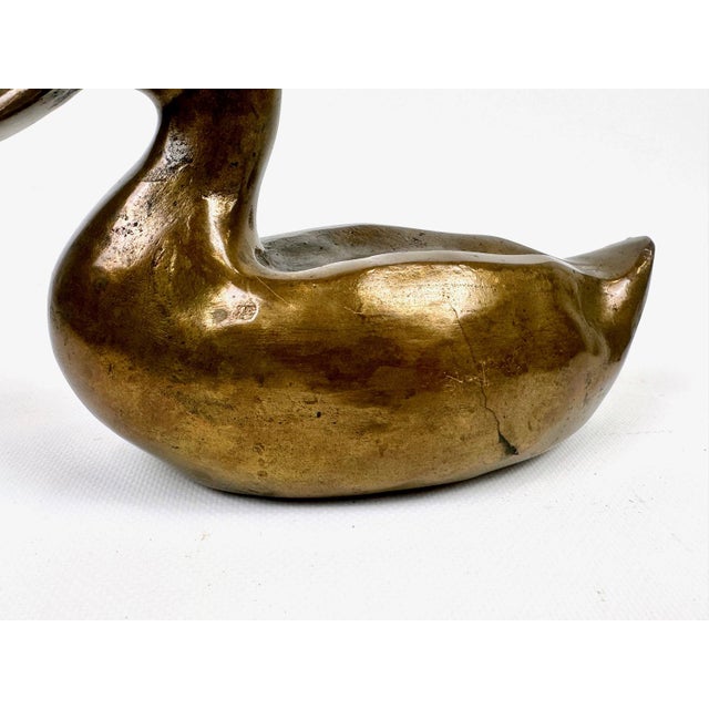 Antique Bronze Duck Figure, 19th Century For Sale - Image 9 of 14