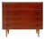 Vintage Danish Mid-Century Modern Four Drawer Lowboy Dresser For Sale