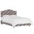 Kenmore Bed in Navy Blush Loiret, Twin For Sale In Chicago - Image 6 of 6