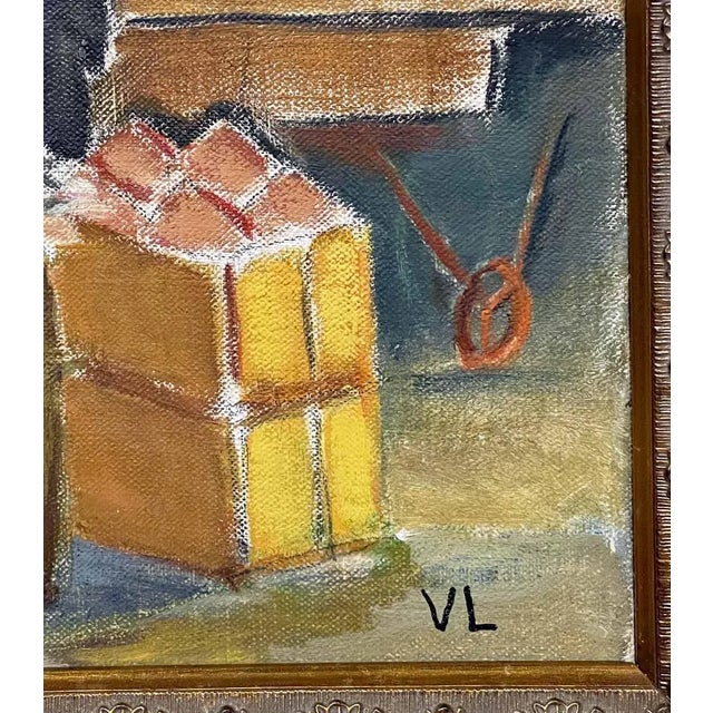 "Under the El" Painting by Dorothy Van Loan (American, 1904-1999) For Sale - Image 4 of 4