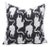 Fabdivine Cotton Cushion Cover With Block Print 20x20 Inch Thick Cotton White-Mushak For Sale