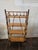 Late 19th Century Burnt Bamboo Ball Finals 4 Shelf Etagere Victorian Bookcase For Sale - Image 5 of 9