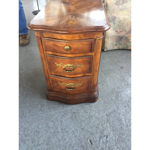 Drexel Heritage Nightstand Burlwood Chairish