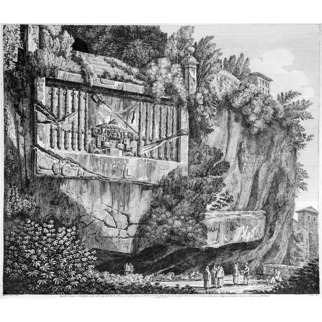 Sepolcro Regio o Consolare inciso nella rupe del Monte Albano, or nel Convento di Fr. Frances. ni di Palazzuolo is an...