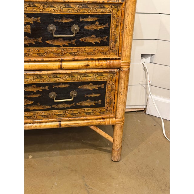 19th Century English Bamboo Chest For Sale - Image 9 of 13
