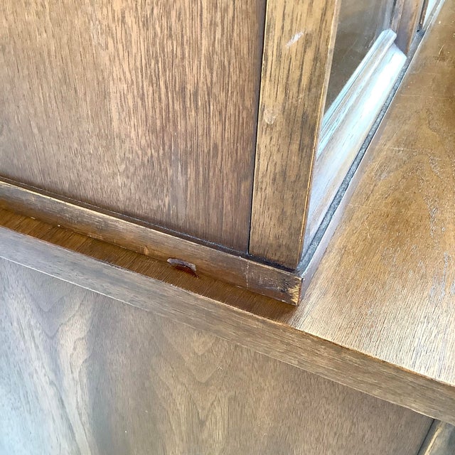 MCM "Saga" Sideboard With Display Cabinet by Broyhill For Sale - Image 11 of 12