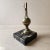 1962 Golf Hole in One Trophy on Black Marbled Base bookend or paperweight 3.5 x 3.5 x 7 tall Preowned original unrestored...