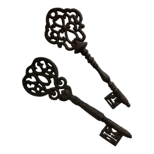 Large Vintage Iron Keys